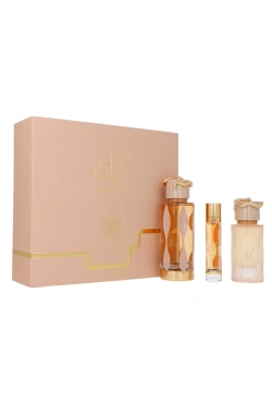 Lattafa Teriaq edp 100ml + 12ml + mgiełka do włosów 50ml
