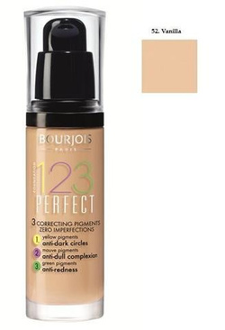 Bourjois 123 Perfect Foundation podkład ujednolicający 52 Vanilla 30ml