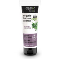 Organic Shop Organic Tea Tree & Patchouli Foot Cream-Butter kremowe masło do stóp 75ml