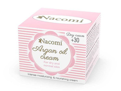 Nacomi Argan Oil Cream arganowy krem do skóry suchej i normalnej 30+ na dzień 50ml