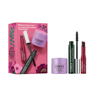 Clinique Makeup Bag MVP's zestaw tusz do rzęs 7ml + pomadka do ust 1.2g + balsam do demakijażu 15ml