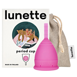Lunette Period Cup kubeczek menstruacyjny Różowy rozmiar 1