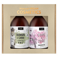 LaQ Pełną Parą zestaw Bossy & Sexy żel pod prysznic 500ml + Dzikus z Lasu żel pod prysznic 500ml