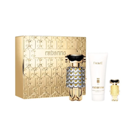 Paco Rabanne Fame zestaw woda perfumowana spray 80ml + balsam do ciała 100ml + miniatura wody perfumowanej spray 4ml