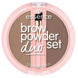 Essence Brow Powder Duo pudrowy zestaw do brwi 01 Light 1.8g