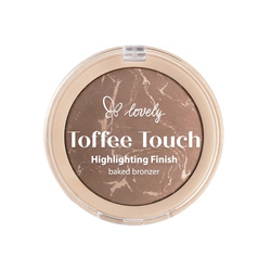 Lovely Toffee Touch Highlighting Finish Baked Powder wypiekany bronzer do twarzy i ciała 02 9g