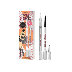 Benefit Twice As Precise! My Brow Pencil Duo zestaw kredek do brwi 4 Warm Deep Brown 2x0.08g