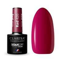 Claresa Soak Off UV/LED Red lakier hybrydowy 426 5g