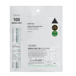 VT Cosmetics Reedle Shot 100 2Step Mask dwuetapowy zabieg z technologią mikroigieł 26.5g