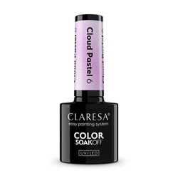 Claresa Color Soak Off UV/LED Cloud Pastel lakier hybrydowy 6 5g