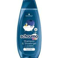 Schauma Kids szampon do włosów i żel pod prysznic dla chłopców z ekstraktem z borówki 400ml