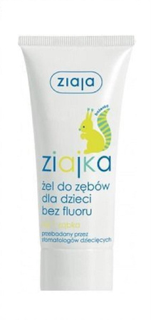 Ziaja Ziajka żel do zębów dla dzieci bez fluoru 50ml