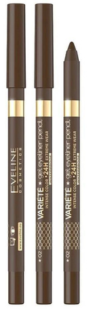Eveline Cosmetics Variete wodoodporna żelowa kredka do oczu 02 Brown