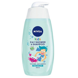 Nivea Kids żel do mycia ciała 3w1 o zapachu jabłkowych karmelków 500ml