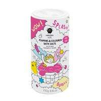 Nailmatic Kids Foaming & Coloured Bath Salts pieniąca się sól do kąpieli dla dzieci Pink 250g