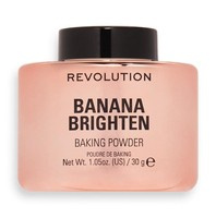 Makeup Revolution Baking Powder rozświetlający sypki puder do twarzy Banana Brighten 30g