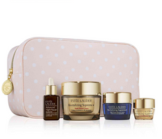 Estée Lauder Supreme Mother's Day zestaw Revitalizing Supreme+ krem do twarzy 50ml + balsam pod oczy 5ml + krem do twarzy na noc 15ml + Advanced Night Repair serum do twarzy 15ml + kosmetyczka