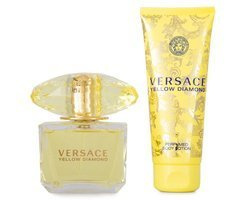 Versace Yellow Diamond zestaw woda toaletowa spray 90ml + balsam do ciała 100ml