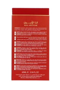 Lattafa Ana Abiyedh Scarlet 60ml EDP 