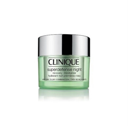 Clinique Superdefense™ Night Recovery Moisturizer regenerujący krem ​​na noc do cery suchej i mieszanej 50ml