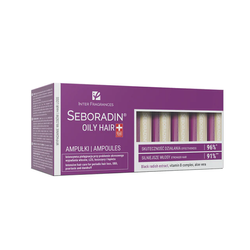 SEBORADIN Oily Hair ampułki do włosów przetłuszczających się i skłonnych do wypadania 14x5.5ml