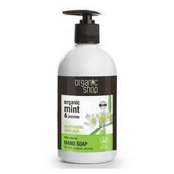 Organic Shop Minty Jasmine Hand Soap nawilżające mydło do rąk Mint & Jasmine 500ml