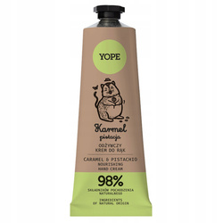 Yope Naturalny odżywczy krem do rąk Karmel &amp; Pistacja 50ml