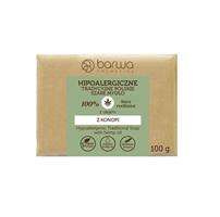 Barwa Hipoalergiczne tradycyjne polskie szare mydło z olejem z konopi 100g