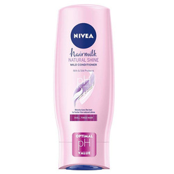 Nivea Hairmilk Natural Shine łagodna odżywka wyzwalająca blask włosów 200ml