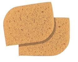 Peggy Sage Natural Cleasing Sponge naturalna gąbka do demakijażu 2szt