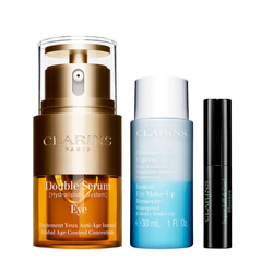 CLARINS Double Serum Eye 20ml + Instant Eye Make Up Remover 30ml + Mascara Supra Lift & Curl 3ml