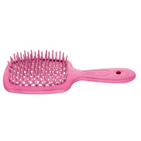 Janeke Small Superbrush mała szczotka do rozczesywania włosów Fluo Różowa