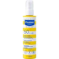 Mustela SPF50 High Protection Sun Spray przeciwsłoneczny spray 200ml