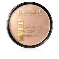Eveline Cosmetics Art Make-Up Anti-Shine Complex Pressed Powder matujący puder mineralny z jedwabiem 34 Medium Beige 14g