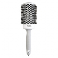 Olivia Garden Expert Blowout Shine szczotka do modelowania i suszenia włosów White/Grey 55mm