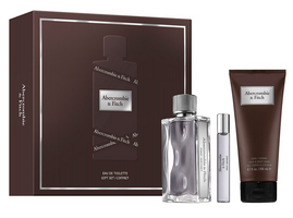 Abercrombie & Fitch First Instinct Man zestaw woda toaletowa spray 100ml + woda toaletowa 15ml + żel pod prysznic 200ml