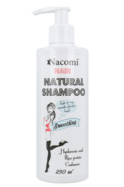 Nacomi Hair Natural Shampoo Smoothing wygładzająco-nawilżający szampon do włosów 250ml