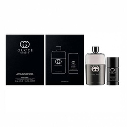 Gucci Guilty Pour Homme zestaw woda toaletowa spray 90ml + dezodorant sztyft 75ml