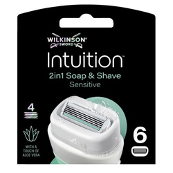 Wilkinson Intuition Sensitive wkłady z 4 ostrzami 6szt