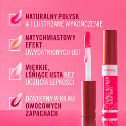 Rimmel Thrill Seeker Glassy Gloss błyszczyk do ust 600 Berry Glace 10ml
