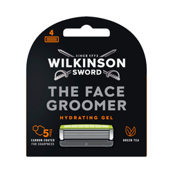 Wilkinson The Face Groomer wkład z 5 ostrzami i żelem nawilżającym 4szt