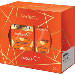 Perfecta Fenomen C 50+ zestaw krem na dzień i na noc 50ml + krem pod oczy i na powieki 15ml