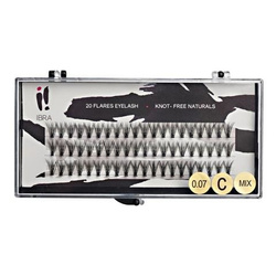 Ibra Kępki sztucznych rzęs Double Knot-Free 0.07 C-Mix 60szt