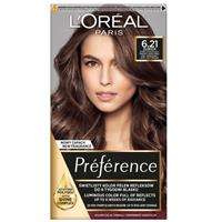 L'Oreal Paris Preference farba do włosów 6.21 Zimny Opalizujący Bardzo Jasny Brąz