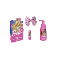 Aura Barbie zestaw żel pod prysznic 300ml + balsam do ust 3.8g + spinka do włosów