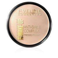 Eveline Cosmetics Art Make-Up Anti-Shine Complex Pressed Powder matujący puder mineralny z jedwabiem 31 Transparent 14g
