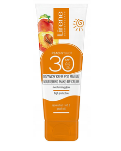 Lirene Peachy Shot odżywczy krem pod makijaż SPF30 50ml