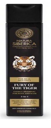 Natura Siberica Men Fury Of The Tiger energetyzujący szampon do ciała i włosów dla mężczyzn 250ml
