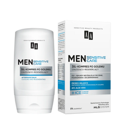 AA Men Sensitive żel-kompres po goleniu chłodząco-regenerujący 100ml