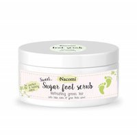 Nacomi Sugar Foot Scrub naturalny cukrowy peeling do stóp Zielona Herbata 125g